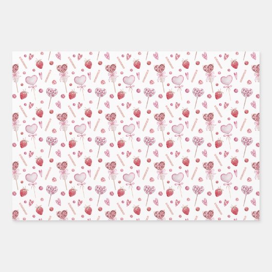 Valentine Geschenkpapier Set (Vorderseite 3)