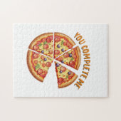 Valentine-Geschenkpizza, die Sie abschließen Puzzle (Horizontal)
