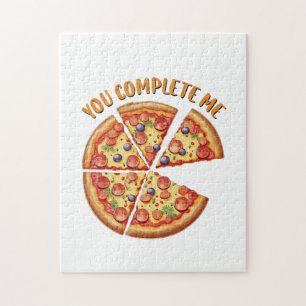 Valentine-Geschenkpizza, die Sie abschließen Puzzle