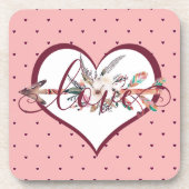 Valentine Getränkeuntersetzer (Vorderseite)