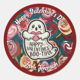 Valentine Ghost Sticker