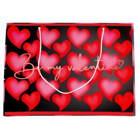 Valentine Gift Bag Große Geschenktüte (Vorderseite)