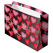 Valentine Gift Bag Große Geschenktüte (Rückseite Schrägansicht)