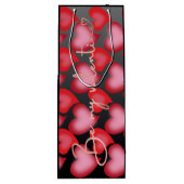 Valentine Gift Bag - Herz Geschenktüte Für Weinflaschen (Rückseite)