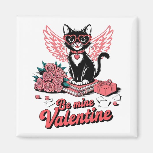 Valentine Gift | Be Mine Valentine Magnet (Vorne)