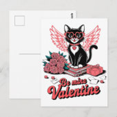 Valentine Gift | Be Mine Valentine Postkarte (Vorne/Hinten)