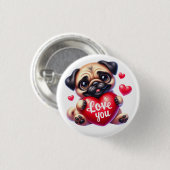 Valentine Gift - Boxer Bliss \ Button (Vorne & Hinten)
