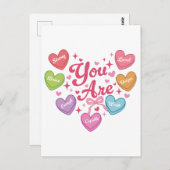 Valentine Gift | Du bist meine Liebe Postkarte (Vorne/Hinten)