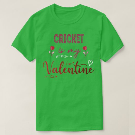 valentine gift for cricket lovers cricket lovers v T-Shirt (Design vorne)