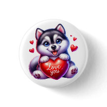 Valentine Gift - Husky Arctic Elegante