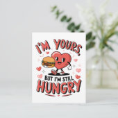 Valentine Gift | Ich bin dein, aber ich bin immer  Postkarte (Stehend Vorderseite)