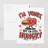 Valentine Gift | Ich bin dein, aber ich bin immer  Postkarte (Vorne/Hinten)