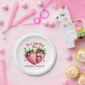 Valentine Gift | Ich Liebe Sie Berry viel Pappteller (Party)