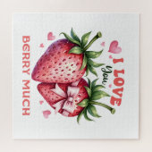 Valentine Gift | Ich Liebe Sie Berry viel Puzzle (Horizontal)