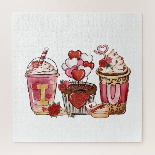 Valentine Gift | Ich Liebe Sie Puzzle (Vertikal)