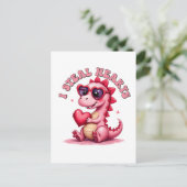 Valentine Gift | Ich stehle Herz Postkarte (Stehend Vorderseite)