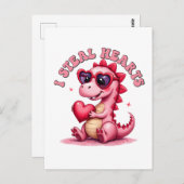 Valentine Gift | Ich stehle Herz Postkarte (Vorne/Hinten)