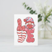 Valentine Gift | LIEBE Gnome Postkarte (Stehend Vorderseite)