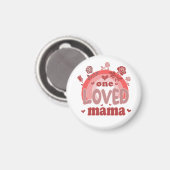 Valentine Gift | One Love Mama Magnet (Vorderseite/Rückseite)