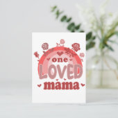 Valentine Gift | One Love Mama Postkarte (Stehend Vorderseite)