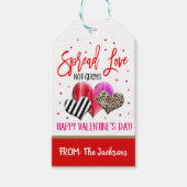 Valentine Gift Tag Geschenkanhänger (Vorderseite)