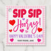 Valentine Gift Tag Geschenkanhänger (Vorderseite)