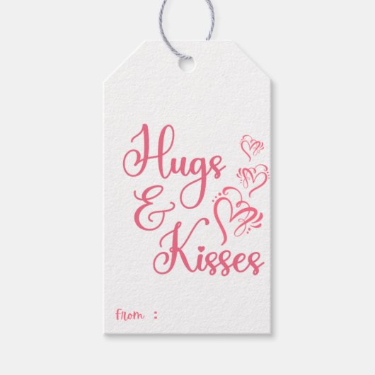 Valentine Gift Tags Geschenkanhänger (Vorderseite)