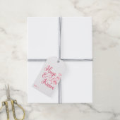 Valentine Gift Tags Geschenkanhänger (Mit Garn)