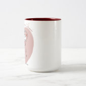 Valentine Gift Zweifarbige Tasse (Mittel)