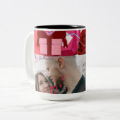Valentine Gift Zweifarbige Tasse (Vorderseite Links)