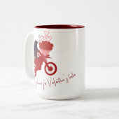 Valentine gift zweifarbige tasse (Vorderseite Links)