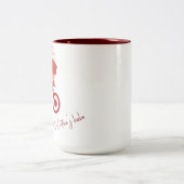 Valentine gift zweifarbige tasse (Mittel)