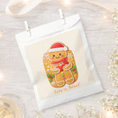 Valentine Gingerbread man Geschenktütchen (Ausgeschnitten)