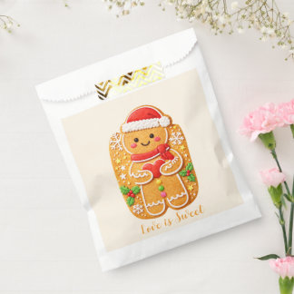 Valentine Gingerbread man Geschenktütchen