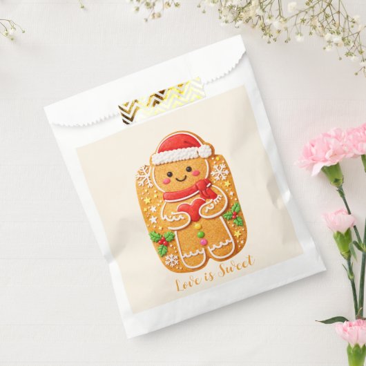 Valentine Gingerbread man Geschenktütchen (Versiegelt)