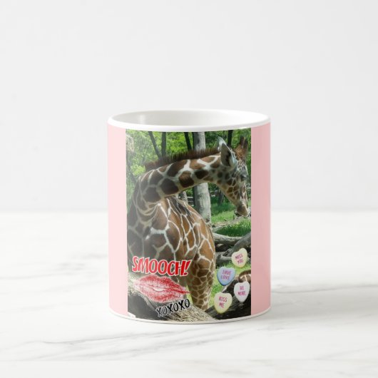 Valentine Giraffe Kaffeetasse (Mittel)