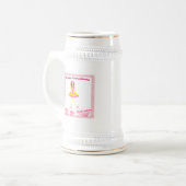 Valentine Girl Bierglas (Vorderseite Links)