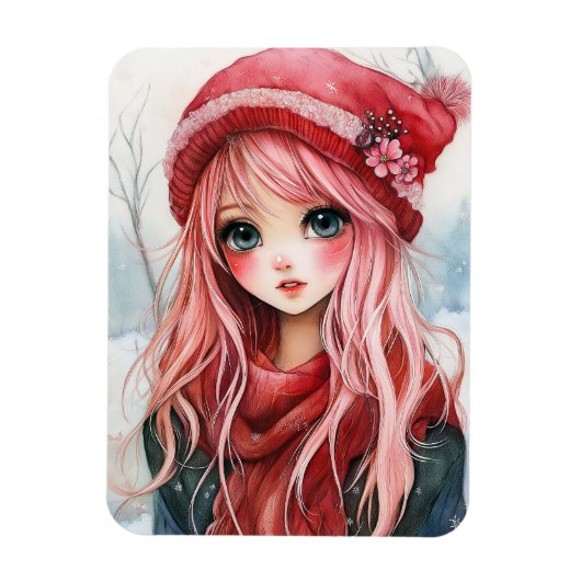 Valentine Girl Magnet (Vertikal)