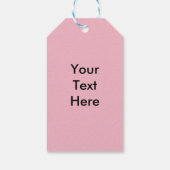 Valentine Girl with Kitten Heart Geschenkanhänger (Rückseite)