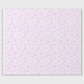 Valentine Girly Pastel Pink Liebe Herz Geschenkpapier (Flach)