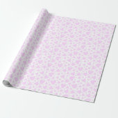 Valentine Girly Pastel Pink Liebe Herz Geschenkpapier (Ungerollt)