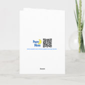 Valentine Gnome, 5 Zoll x 7 Zoll geklappte Grußkar Karte (Rückseite)