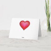 Valentine Gnome Couple Grußkarte Feiertagskarte (Rückseite)