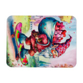 Valentine Gnome Happy Valentines Magnet (Horizontal)