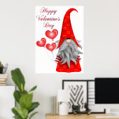 Valentine Gnome Poster (Heimbüro)