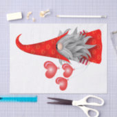 Valentine Gnome Tissue Paper Seidenpapier (Handwerk)