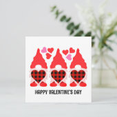 VALENTINE GNOMES Happy Valentines Day (Stehend Vorderseite)