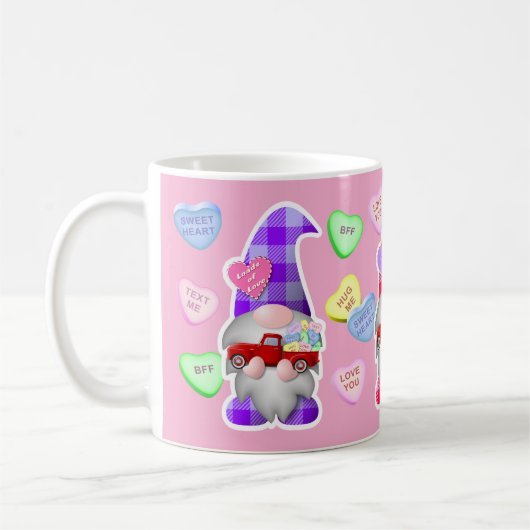 Valentine Gnomes Kaffeetasse (Links)