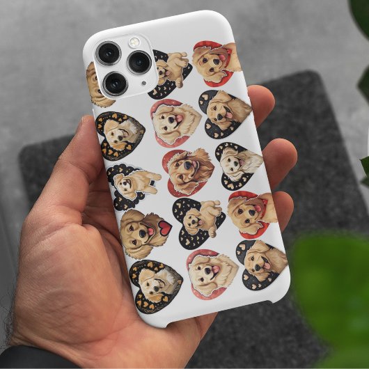 Valentine Golden Retriever Dog Case-Mate iPhone Hülle