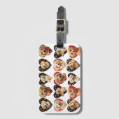 Valentine Golden Retriever Dog Gepäckanhänger (Vorderseite Vertikal)